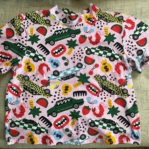 Nooworks Mock Neck Tee EUC